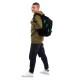 GoPack Black 16.5L Teen Backpack for Grades 4-7, Heights 130-145 cm