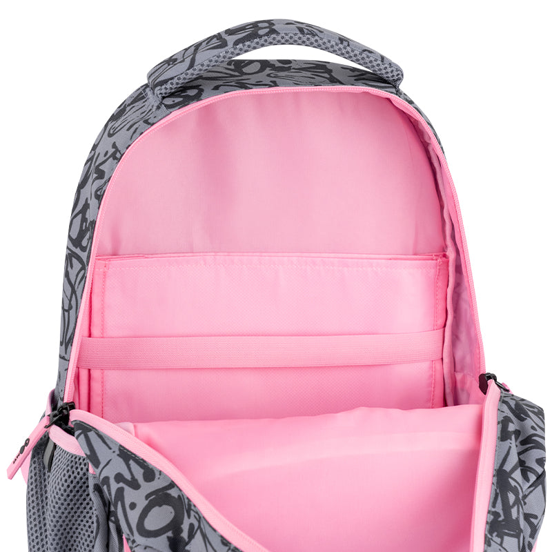 GoPack Fluffy Heart School Backpack for Grades 1-4, Ergo Kids Back