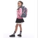 GoPack Fluffy Heart School Backpack for Grades 1-4, Ergo Kids Back
