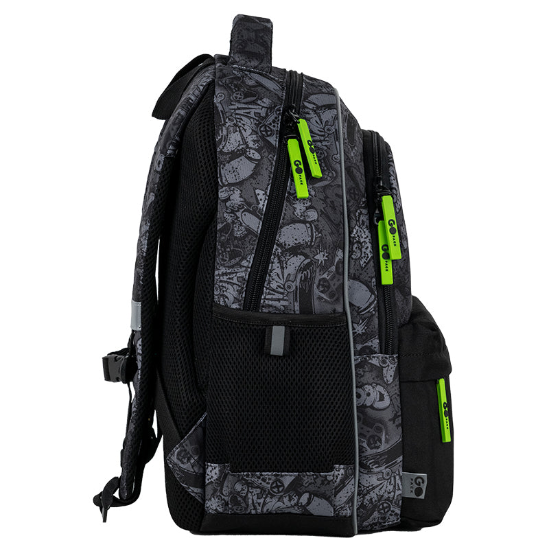 GoPack Wow Skate School Backpack for Grades 1-4, Ergo Kids Back