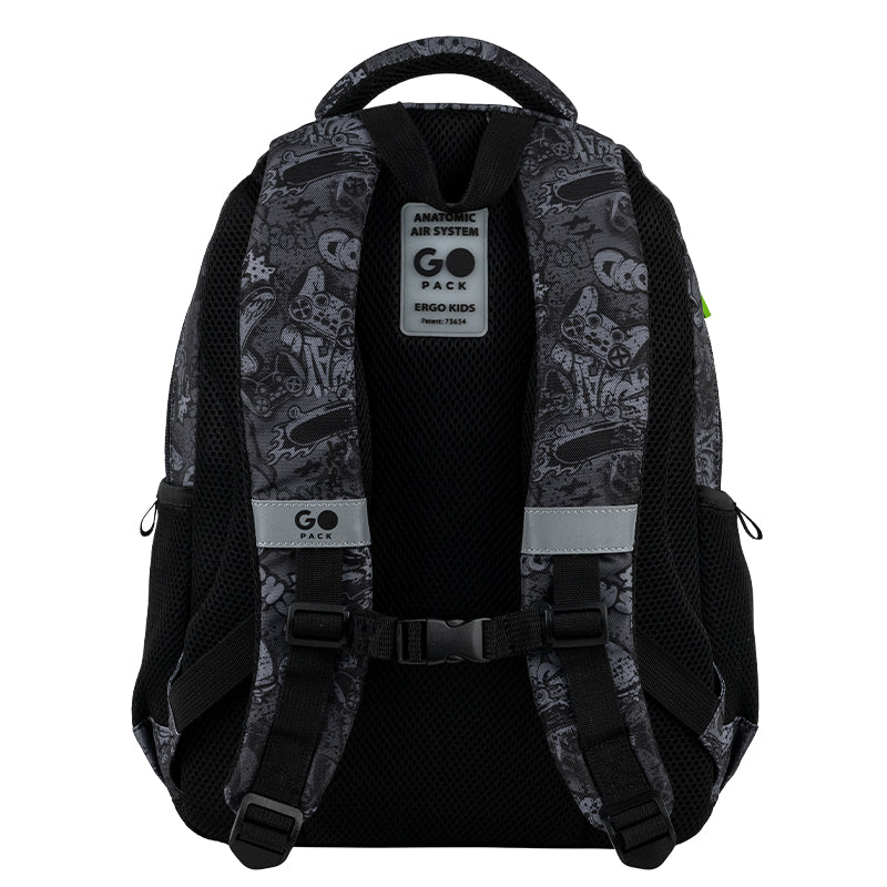 GoPack Wow Skate School Backpack for Grades 1-4, Ergo Kids Back