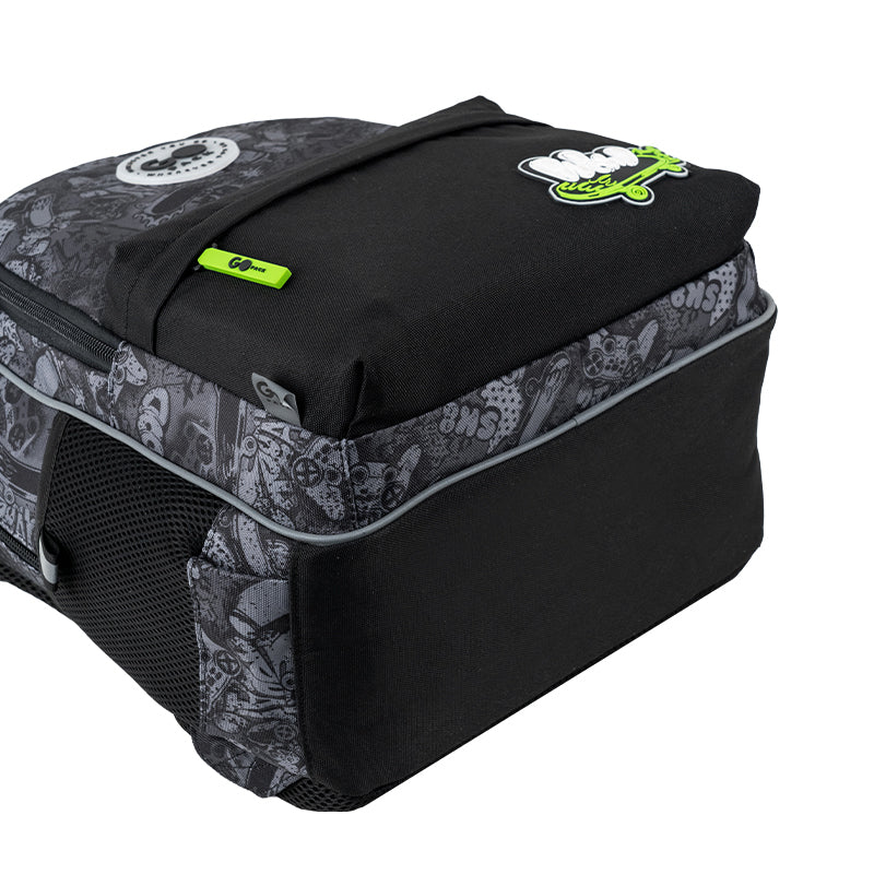 GoPack Wow Skate School Backpack for Grades 1-4, Ergo Kids Back