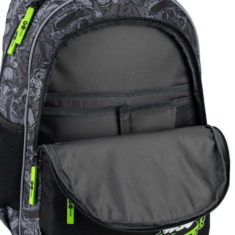 GoPack Wow Skate School Backpack for Grades 1-4, Ergo Kids Back