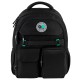 GoPack Black School Backpack for Grades 1-4, Padded Back with Mesh