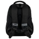 GoPack Black School Backpack for Grades 1-4, Padded Back with Mesh