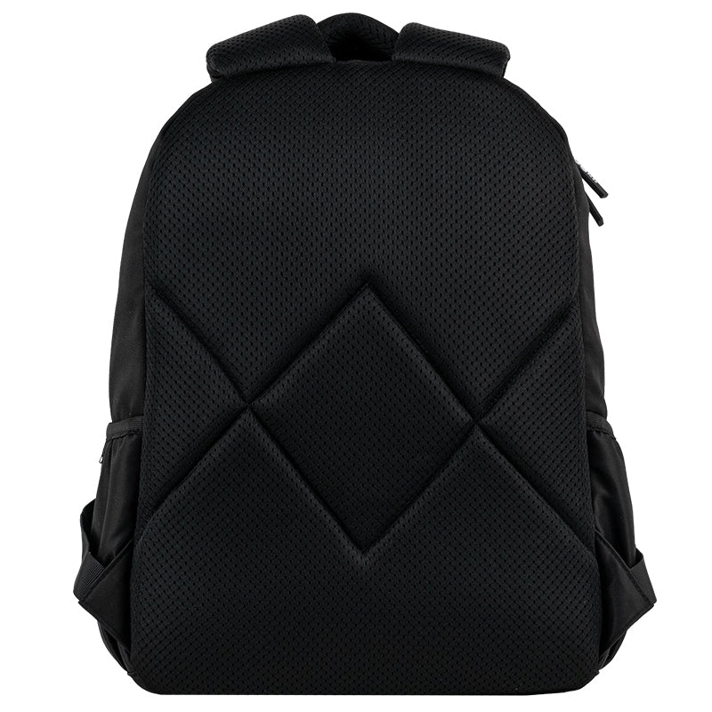 GoPack Black School Backpack for Grades 1-4, Padded Back with Mesh