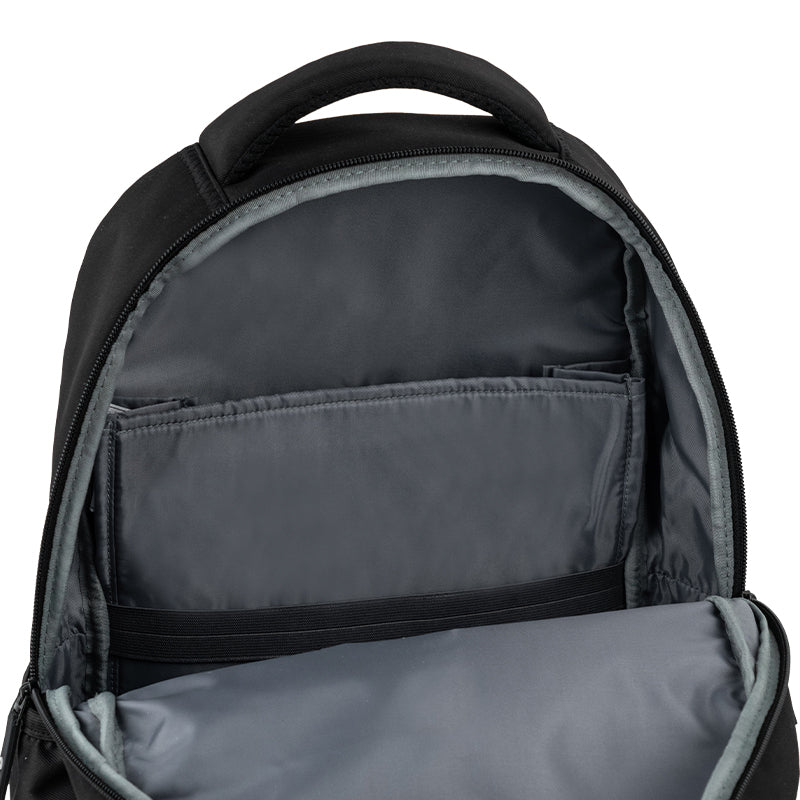 GoPack Black School Backpack for Grades 1-4, Padded Back with Mesh