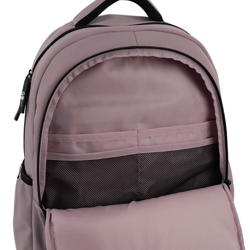 GoPack Pink 21L Teen Backpack – Chest Strap, Laptop, for Heights 145-175 cm