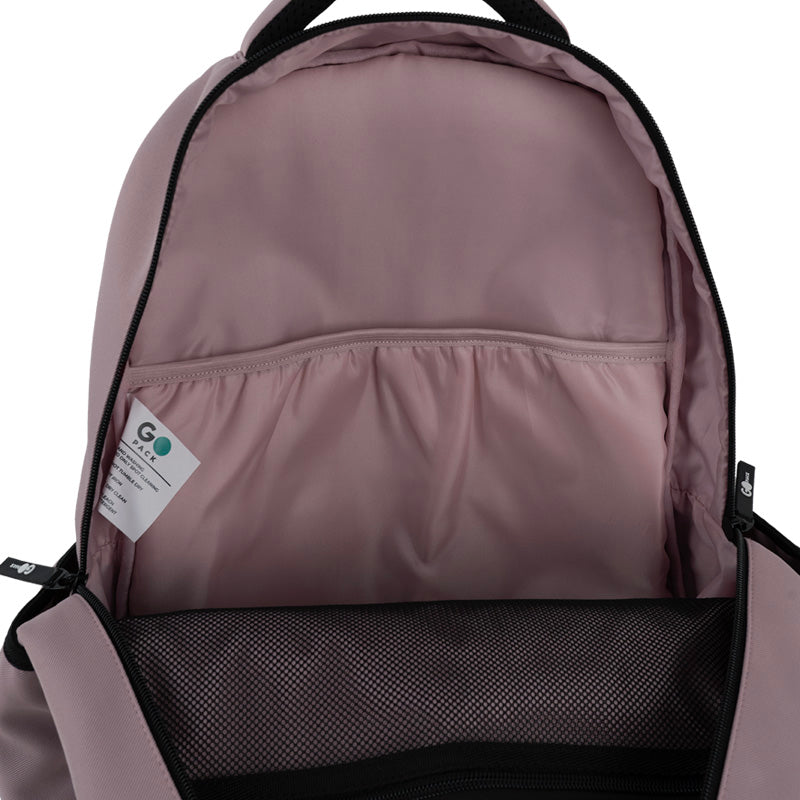 GoPack Pink 21L Teen Backpack – Chest Strap, Laptop, for Heights 145-175 cm