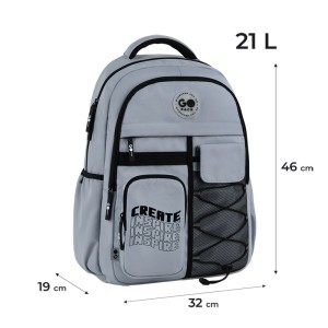 GoPack Gray 21L Laptop Backpack