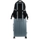 GoPack Black 21L Teen Backpack – Chest Strap, Laptop, for Heights 145-175 cm