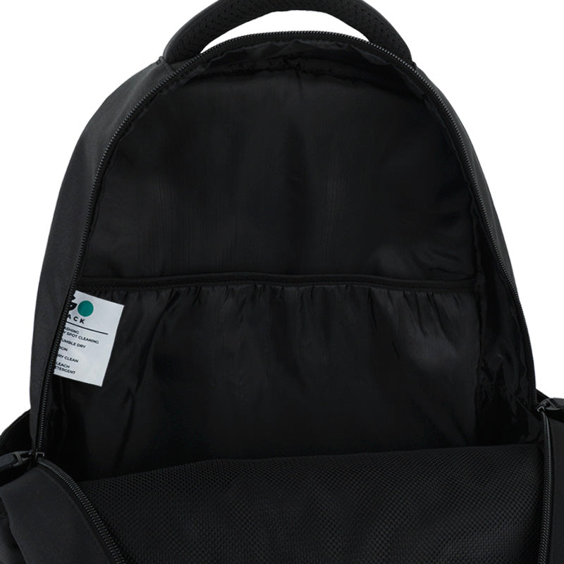 GoPack Black 21L Teen Backpack – Chest Strap, Laptop, for Heights 145-175 cm