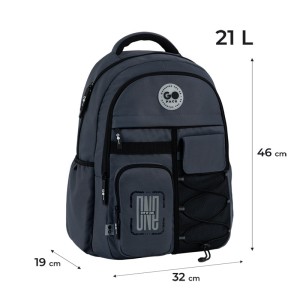 GoPack Dark Gray Teen Backpack
