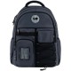 GoPack Dark Gray Teen Backpack – Chest Strap, Laptop, for Heights 145-175 cm
