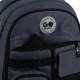 GoPack Dark Gray Teen Backpack – Chest Strap, Laptop, for Heights 145-175 cm