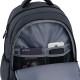 GoPack Dark Gray Teen Backpack – Chest Strap, Laptop, for Heights 145-175 cm