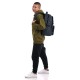 GoPack Dark Gray Teen Backpack – Chest Strap, Laptop, for Heights 145-175 cm
