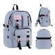 GoPack Gray 17L Campus Backpack – Laptop and Tablet, for Heights 145-175 cm