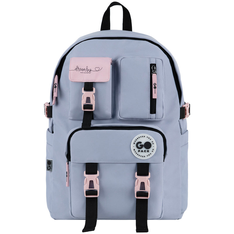 GoPack Gray 17L Campus Backpack – Laptop and Tablet, for Heights 145-175 cm