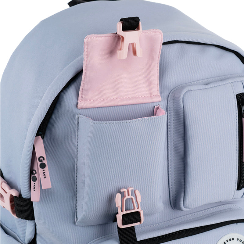 GoPack Gray 17L Campus Backpack – Laptop and Tablet, for Heights 145-175 cm