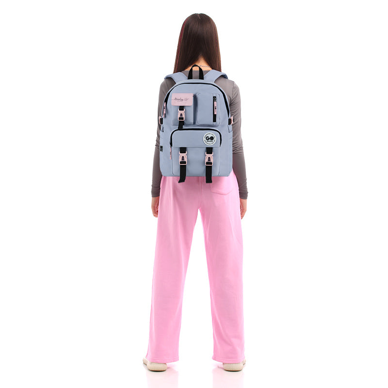 GoPack Gray 17L Campus Backpack – Laptop and Tablet, for Heights 145-175 cm