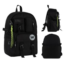 GoPack Black 17L Multi-Pocket Backpack
