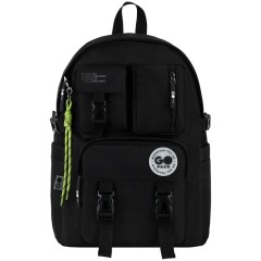 GoPack Black 17L Multi-Pocket Backpack