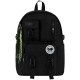 GoPack Black 17L Backpack – Laptop, Chest Strap, for Heights 145-175 cm