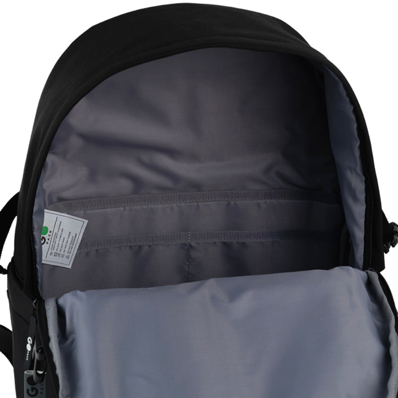 GoPack Black 17L Backpack – Laptop, Chest Strap, for Heights 145-175 cm