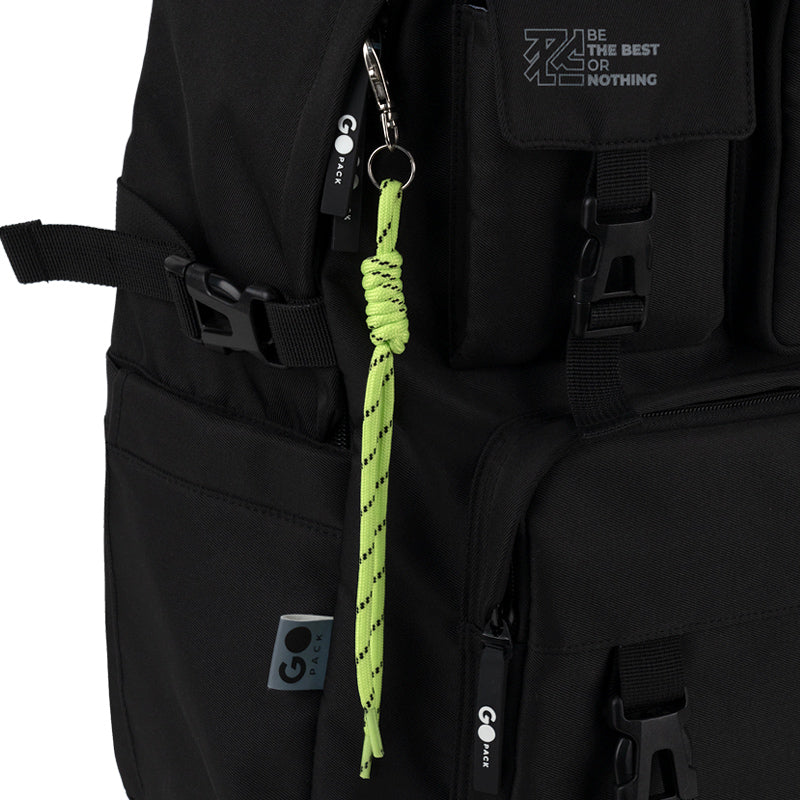 GoPack Black 17L Backpack – Laptop, Chest Strap, for Heights 145-175 cm