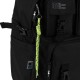 GoPack Black 17L Backpack – Laptop, Chest Strap, for Heights 145-175 cm