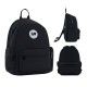 GoPack Black 12L Compact Backpack – Laptop Pocket, for Heights 130-145 cm