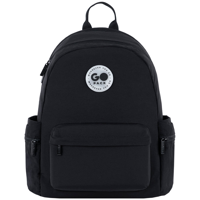 GoPack Black 12L Compact Backpack – Laptop Pocket, for Heights 130-145 cm