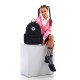 GoPack Black 12L Compact Backpack – Laptop Pocket, for Heights 130-145 cm