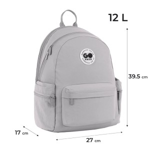 GoPack Gray 12L Compact Backpack