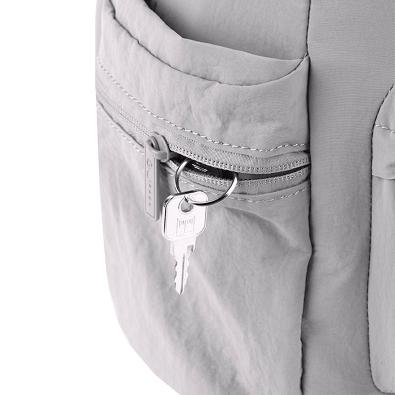 GoPack Gray 12L Compact Backpack – Laptop and Tablet, for Heights 130-145 cm