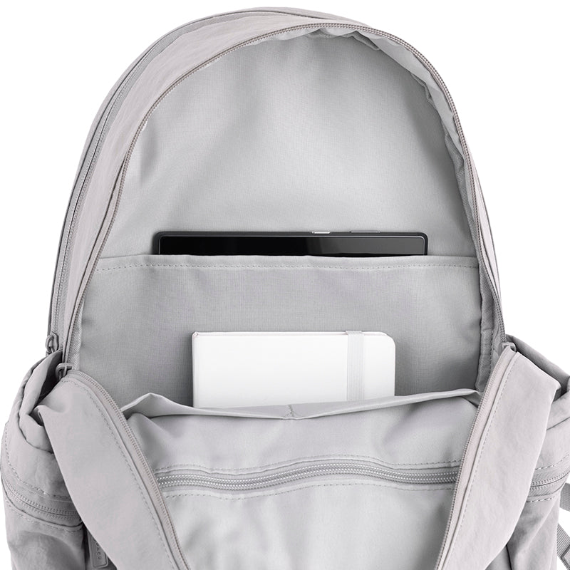 GoPack Gray 12L Compact Backpack – Laptop and Tablet, for Heights 130-145 cm
