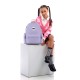 GoPack Lilac Teen Backpack – Laptop and Tablet, for Heights 130-145 cm