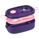 Kite Kuromi 900 ml Lunch Box – BPA-Free, Microwave Safe with Cutlery