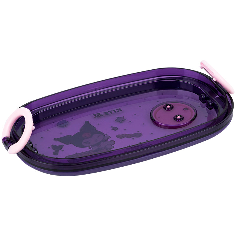 Kite Kuromi 900 ml Lunch Box – BPA-Free, Microwave Safe with Cutlery