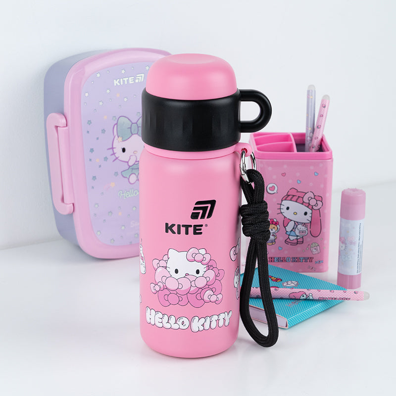 Kite Hello Kitty 500 ml Thermos – 9-Hour Insulation, Three Drinking Options