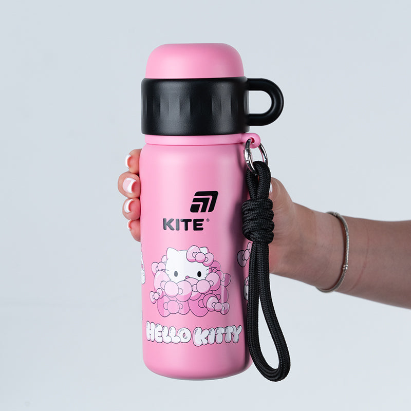 Kite Hello Kitty 500 ml Thermos – 9-Hour Insulation, Three Drinking Options