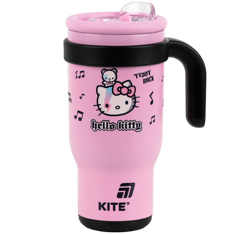 Kite Hello Kitty 530 ml Straw Thermo Mug – Hot 4 Hours, Cold 15 Hours