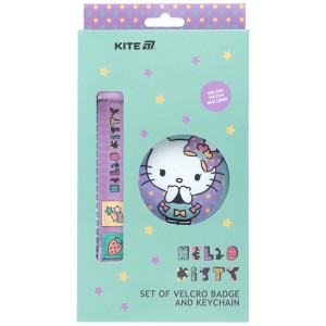 Kite Hello Kitty Sweet Badge & Keychain Set