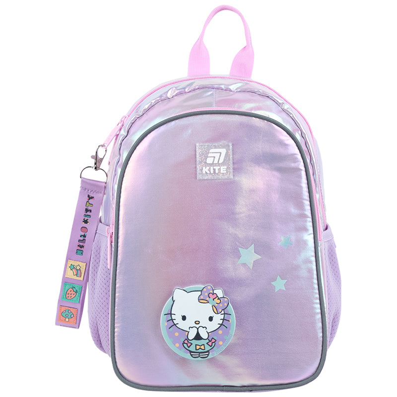 Kite Hello Kitty Sweet Badge and Keychain Set – Rubber Badge, Metal Carabiner