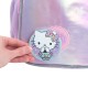 Kite Hello Kitty Sweet Badge and Keychain Set – Rubber Badge, Metal Carabiner