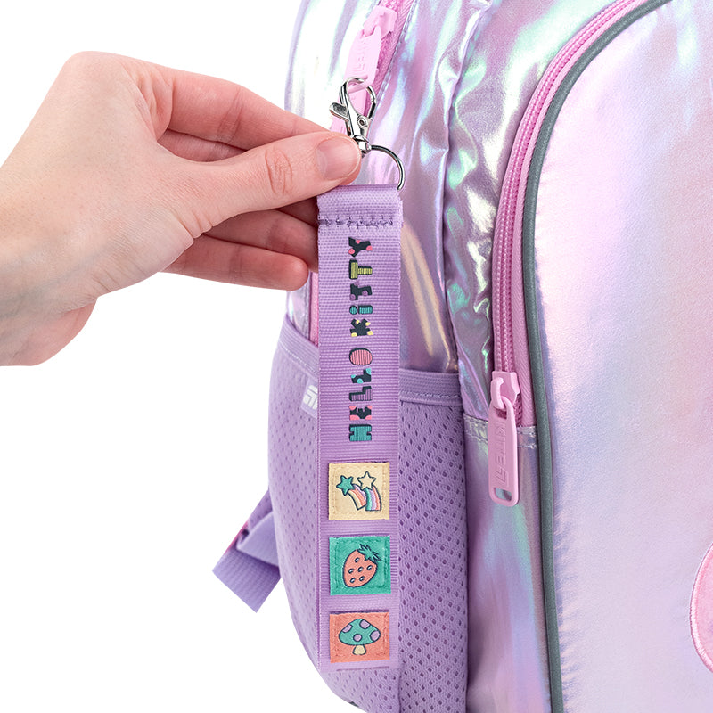 Kite Hello Kitty Sweet Badge and Keychain Set – Rubber Badge, Metal Carabiner