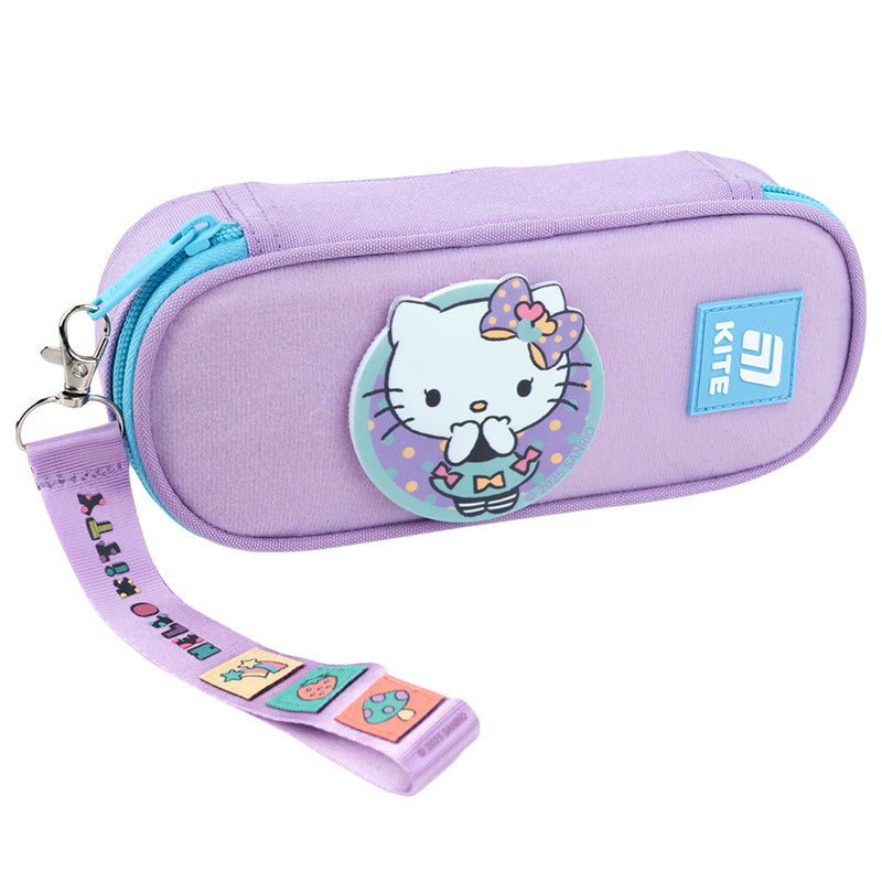 Kite Hello Kitty Sweet Badge and Keychain Set – Rubber Badge, Metal Carabiner