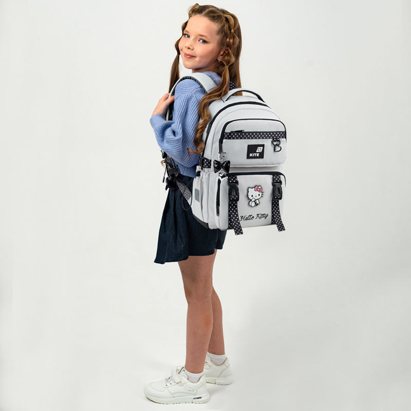 Kite Hello Kitty Ergonomic School Backpack for Grades 1-4, Heights 130-145 cm