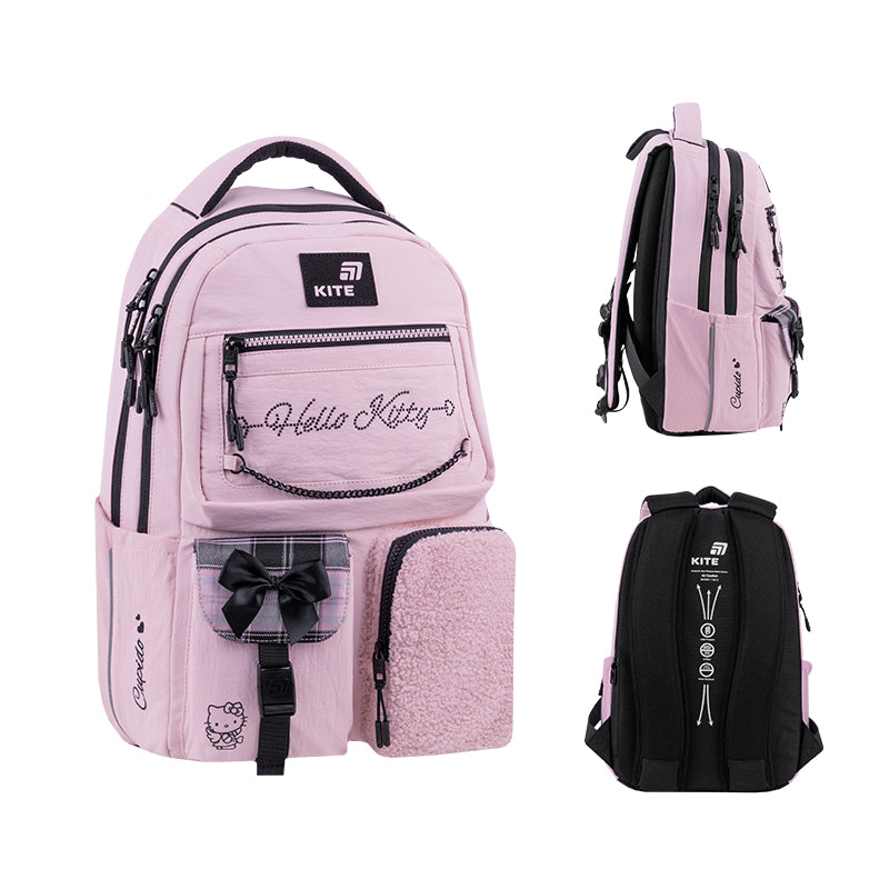 Kite Hello Kitty Teen Backpack – Air Comfort, Tablet, for Grades 4-7